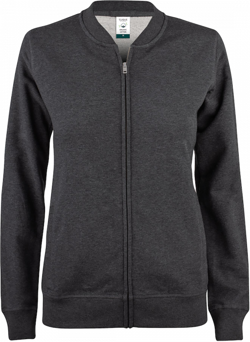 Clique - Organic Cotton Premium Cardigan Ladies - Anthracite Melange