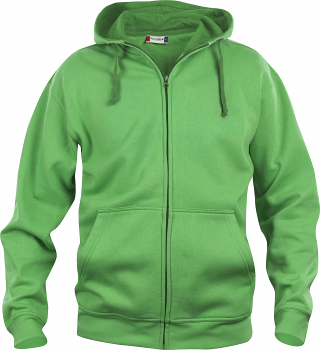 Clique - Full Zip Hoodie Men - Apple green