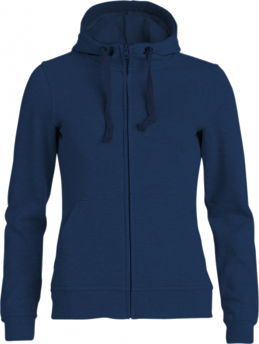 Clique - Full Zip Hoody Dame - Dark Navy