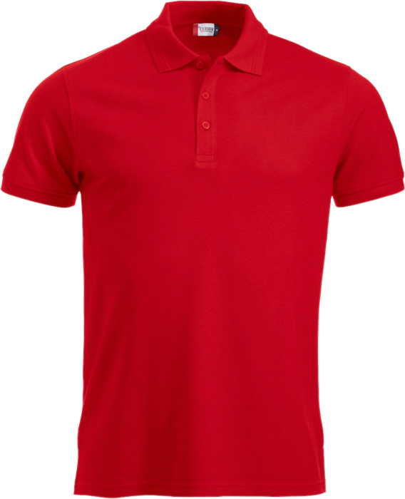 Clique - Manhatten Polo Tee Men - Rood