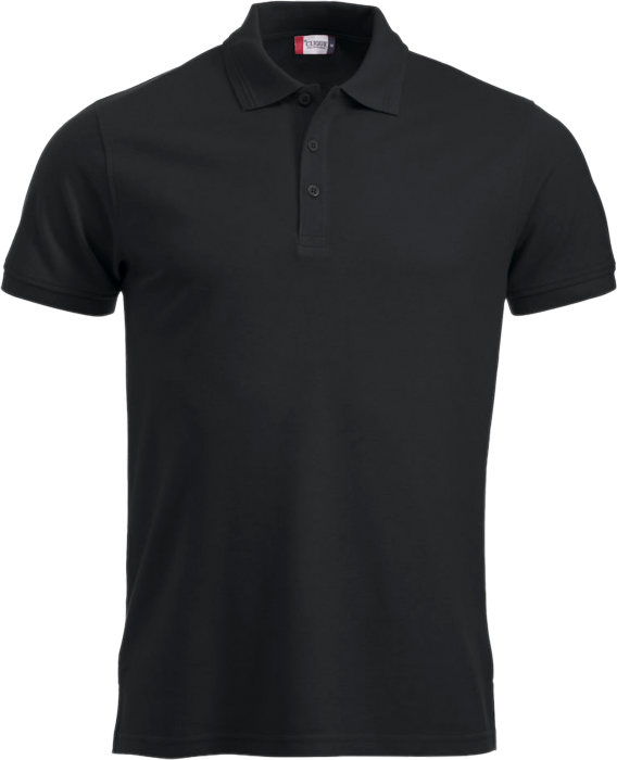 Clique - Manhatten Polo Tee Men - Zwart