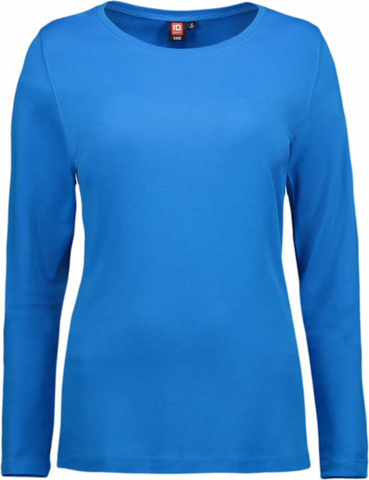 ID - Ladies' Interlock T-Shirt Long-Sleeved - Turquesa