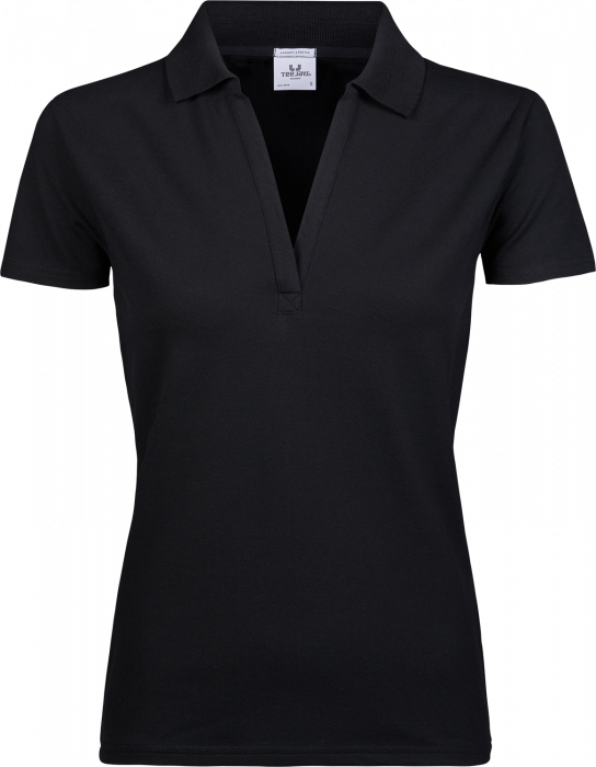 Tee Jays - Womens Luxury Stretch V-Neck Polo - black