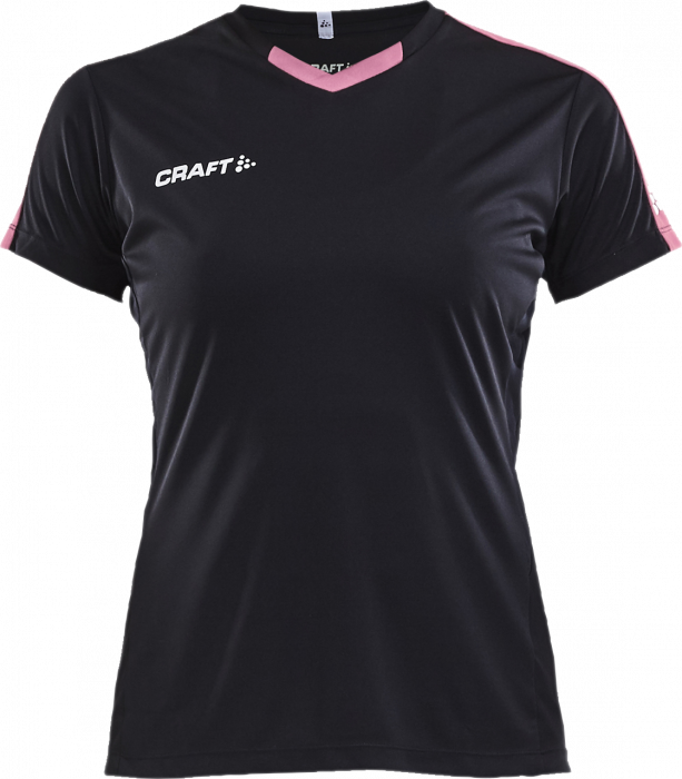 Craft - Progress Contrast Jersey Women - Svart & cerise