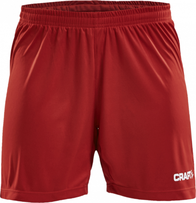 Craft - Progress Contrast Shorts Women - Red & white