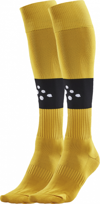 Craft - Squad Contrast Football Sock - Gelb & schwarz