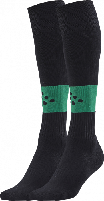 Craft - Squad Contrast Football Sock - Preto & verde