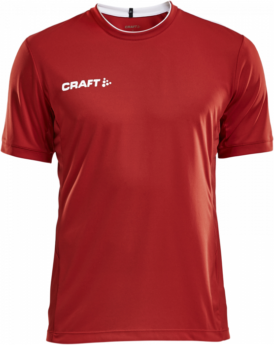 Craft - Progress Training Tee - Röd & vit