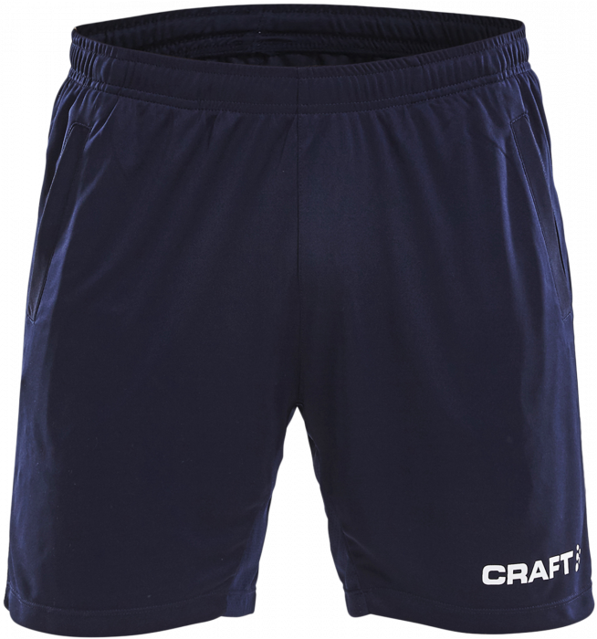 Craft - Progress Practice Shorts Youth - Marineblauw & wit