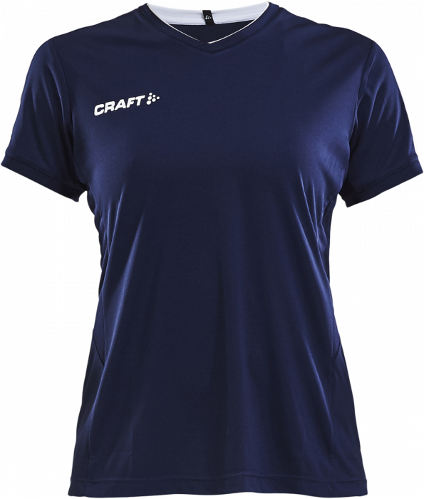 Craft - Progress Training Tee Woman - Marineblauw & wit