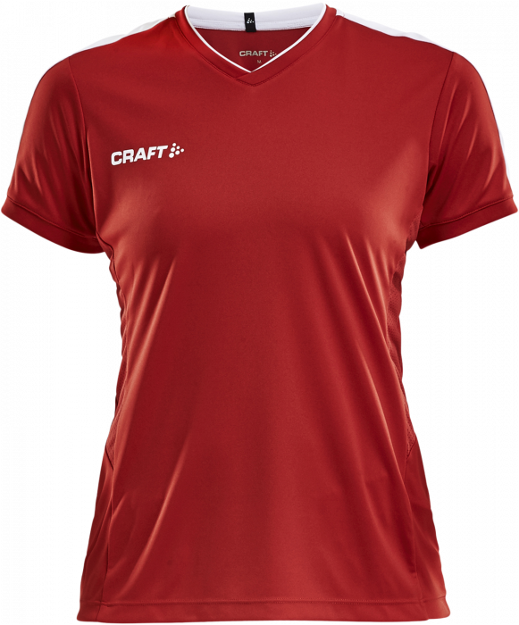 Craft - Progress Training Tee Woman - Rood & wit