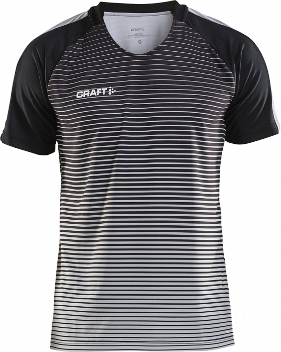 Craft - Pro Control Stripe Jersey Kids - Noir & grey