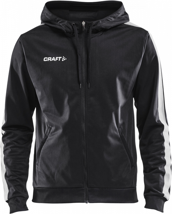 Craft - Pro Control Hood Jacket Youth - Nero & bianco