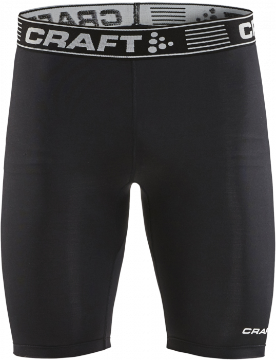 Craft - Pro Control Compression Short Tights Youth - Preto & branco