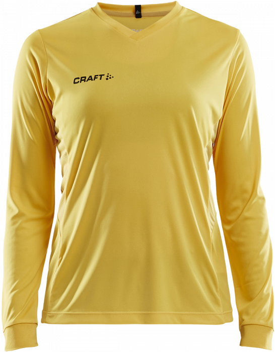 Craft - Squad Go Jersey Solid Ls Woman - Amarillo