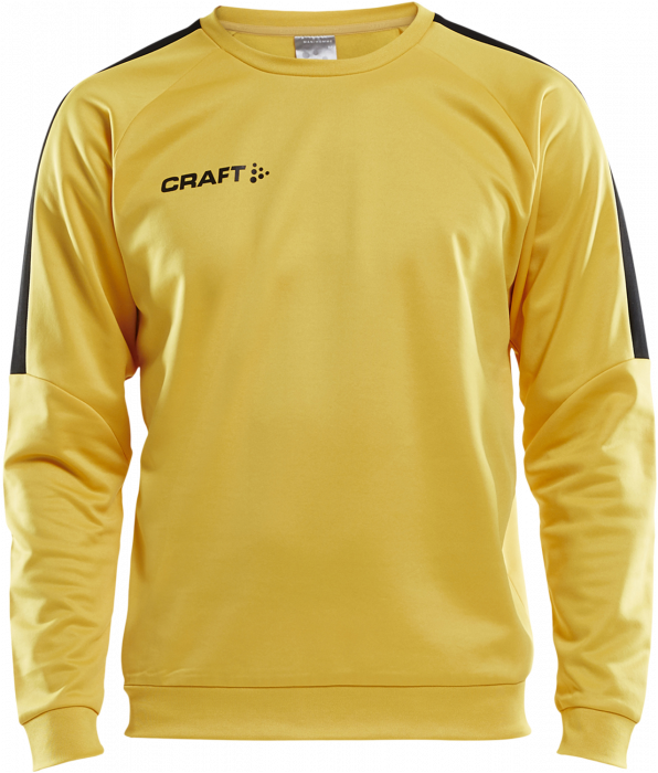 Craft - Progress R-Neck Sweather Youth - Amarillo & negro