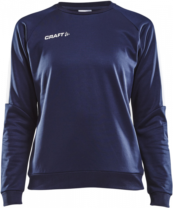 Craft - Progress R-Neck Sweather Women - Bleu marine & blanc