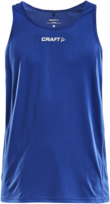 Craft - Rush Singlet Youth - Royal Blue & vit