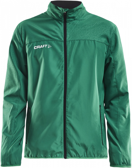 Craft - Rush Wind Jacket Youth (Windbreaker) - Green & white