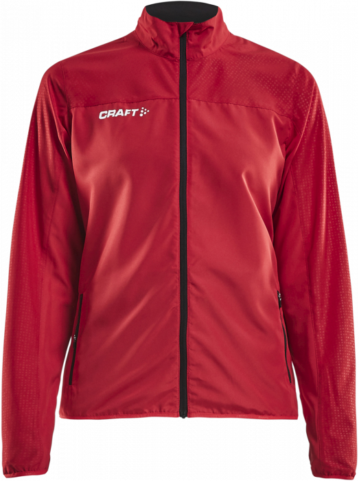 Craft - Rush Wind Jacket Women (Windbreaker) - Vermelho & branco