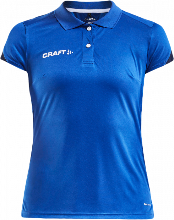 Craft - Pro Control Impact Polo Dame - Cobalt & navy blue