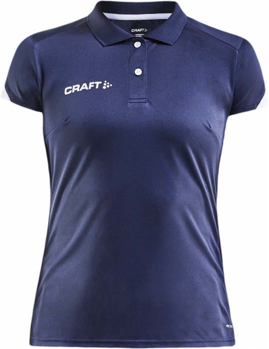 Craft - Pro Control Impact Polo Dame - Marineblauw & wit