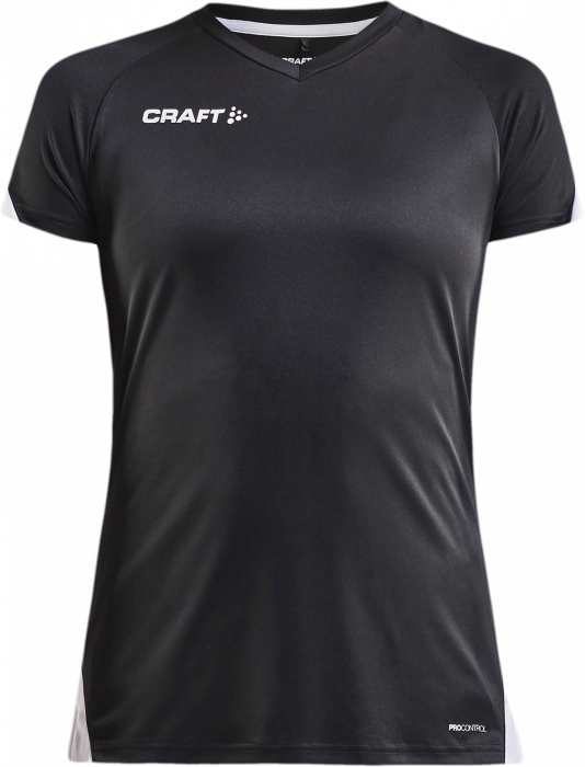 Craft - Pro Control Impact Tee Women - Schwarz & weiß