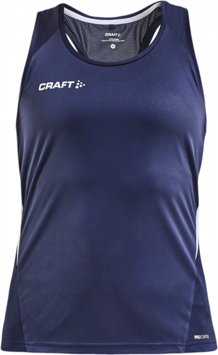 Craft - Pro Control Impact Sleeveless Top Women - Marinblå & vit