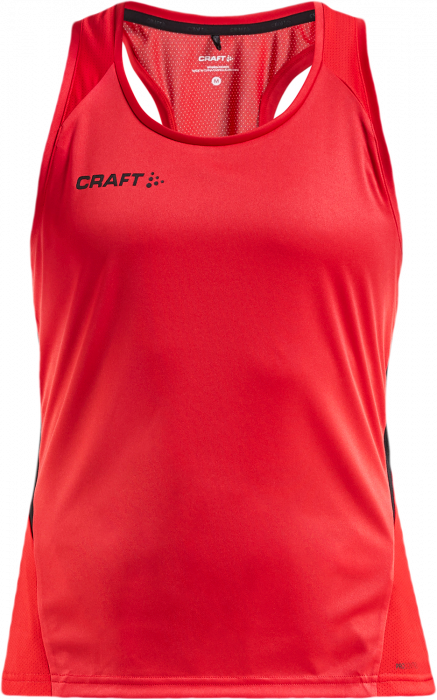 Craft - Pro Control Impact Ærmeløs Top Dame - Bright Red & sort