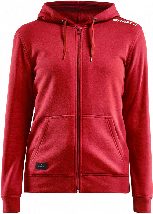 Craft - Community Full Zip Hoodie Women - Röd