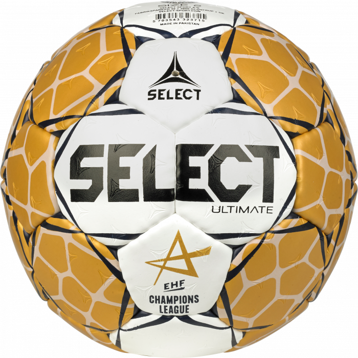 Select - Ultimate Ehf Champions League Handball V23 - Gold & weiß