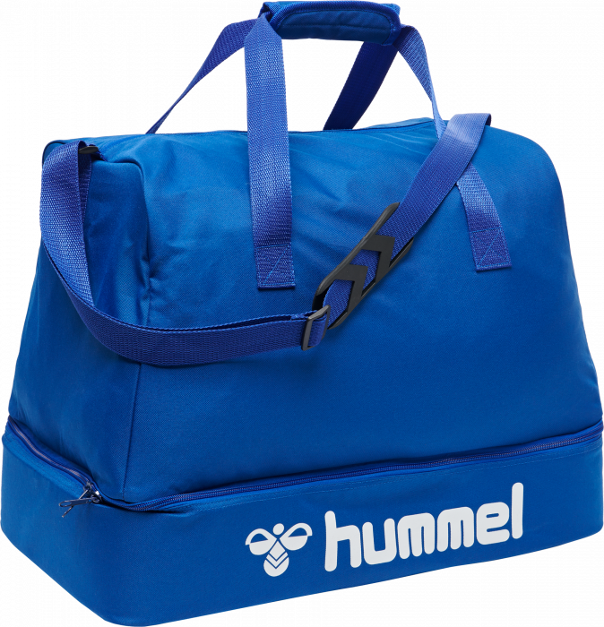 Hummel - Core Fodboldtaske Lille - True Blue & hvid