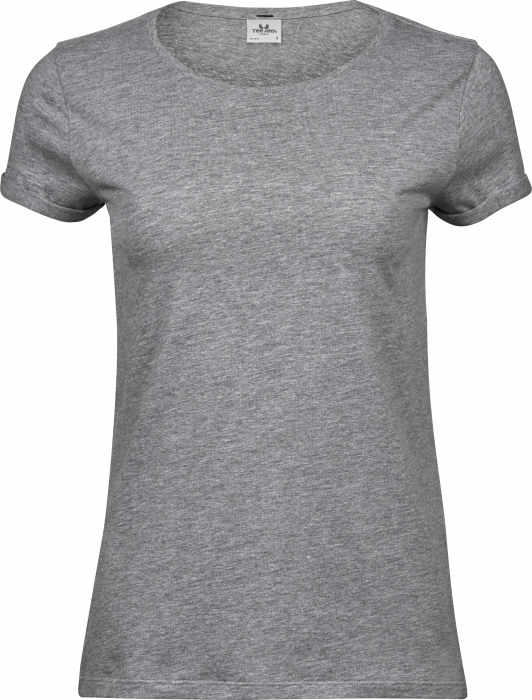 Tee Jays - Roll-Up Tee Woman - Grey melange