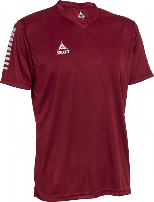 Select - Pisa Player Jersey - Bordeaux & wit