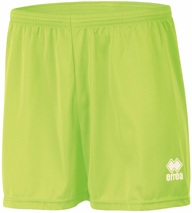 Errea - New Skin Shorts - Limegrøn & hvid