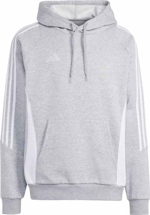 Adidas - Tiro 24 Hoodie - Light Grey & branco