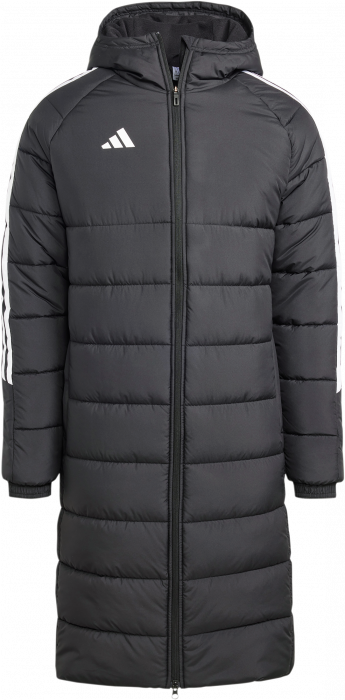 Adidas - Tiro 24 Long Coat - Negro & blanco