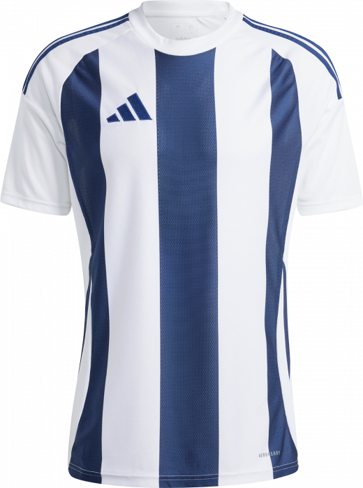 Adidas - Striped 24 Player Jersey - T Navy Blue & white