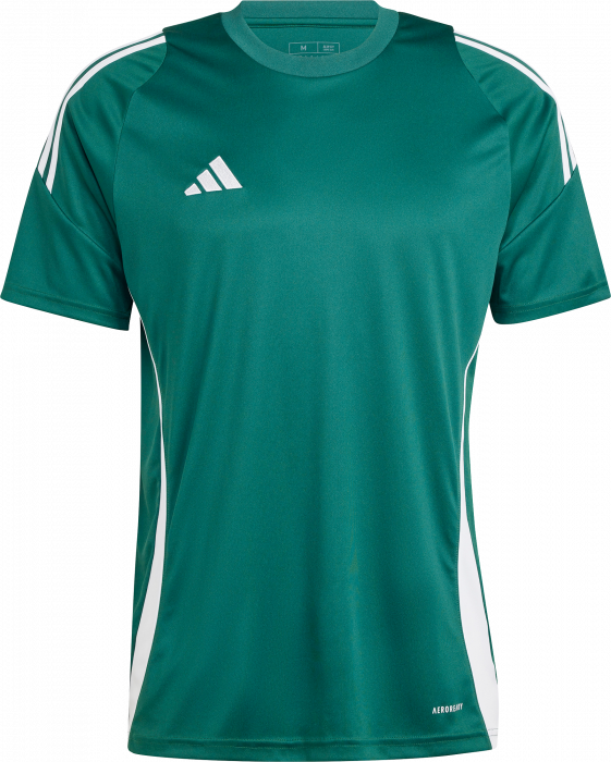 Adidas - Tiro 24 Player Jersey - T Dark Green & white