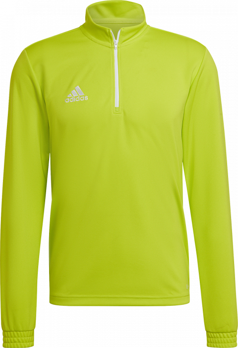 Adidas - Entrada 22 Træning Top With Half Zip Jr - Semi sol & vit