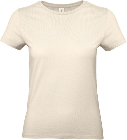 B&C - E190 T-Shirt Dame - Natural