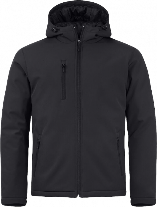 Clique - Padded Softshell Jacket - Zwart