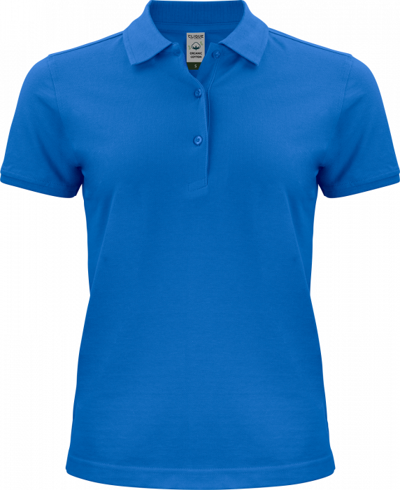 Clique - Classic Organic Polo For Women - Royalblå