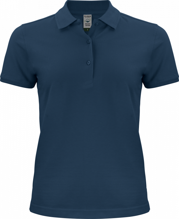 Clique - Classic Organic Polo For Women - Dark Navy