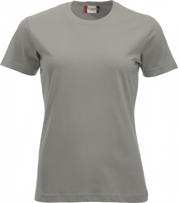 Clique - Classic Cotton Tee Women - Argent