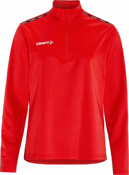 Craft - Squad Go Half Zip Training Top Women - Rot