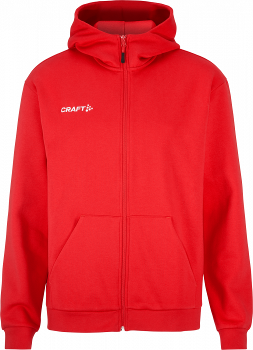 Craft - Community 2.0 Logo Fz Hoodie - Rosso