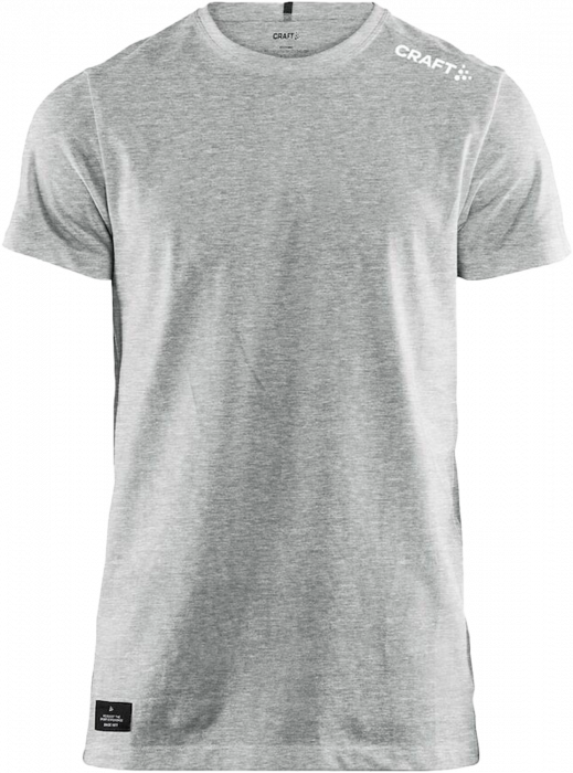 Craft - Community Mix Ss Tee - Gris jaspeado