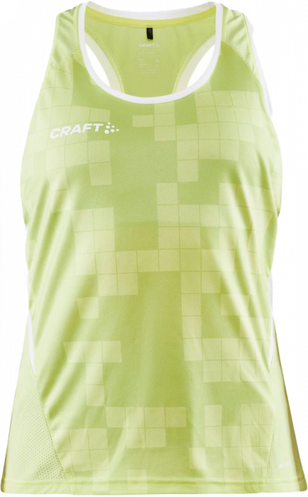 Craft - Pro Control Impact Sleeveless Top Women - Giallo & blanco