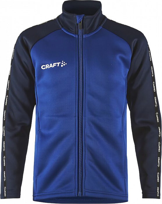 Craft - Squad 2.0 Full Zip Jr - Club Cobolt & bleu marine